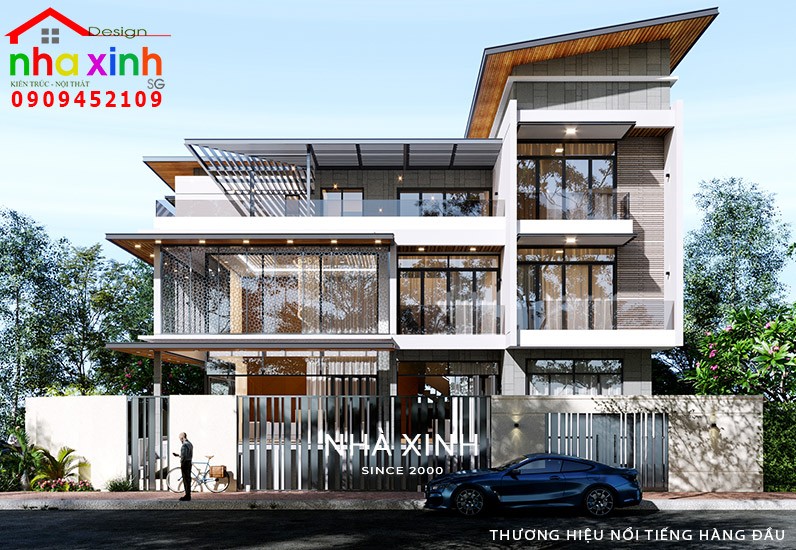 Mẫu Biệt Thự Đẹp Hiện Đại 2 Mặt Tiền | A. Chiến | Bình Tân | BT-152